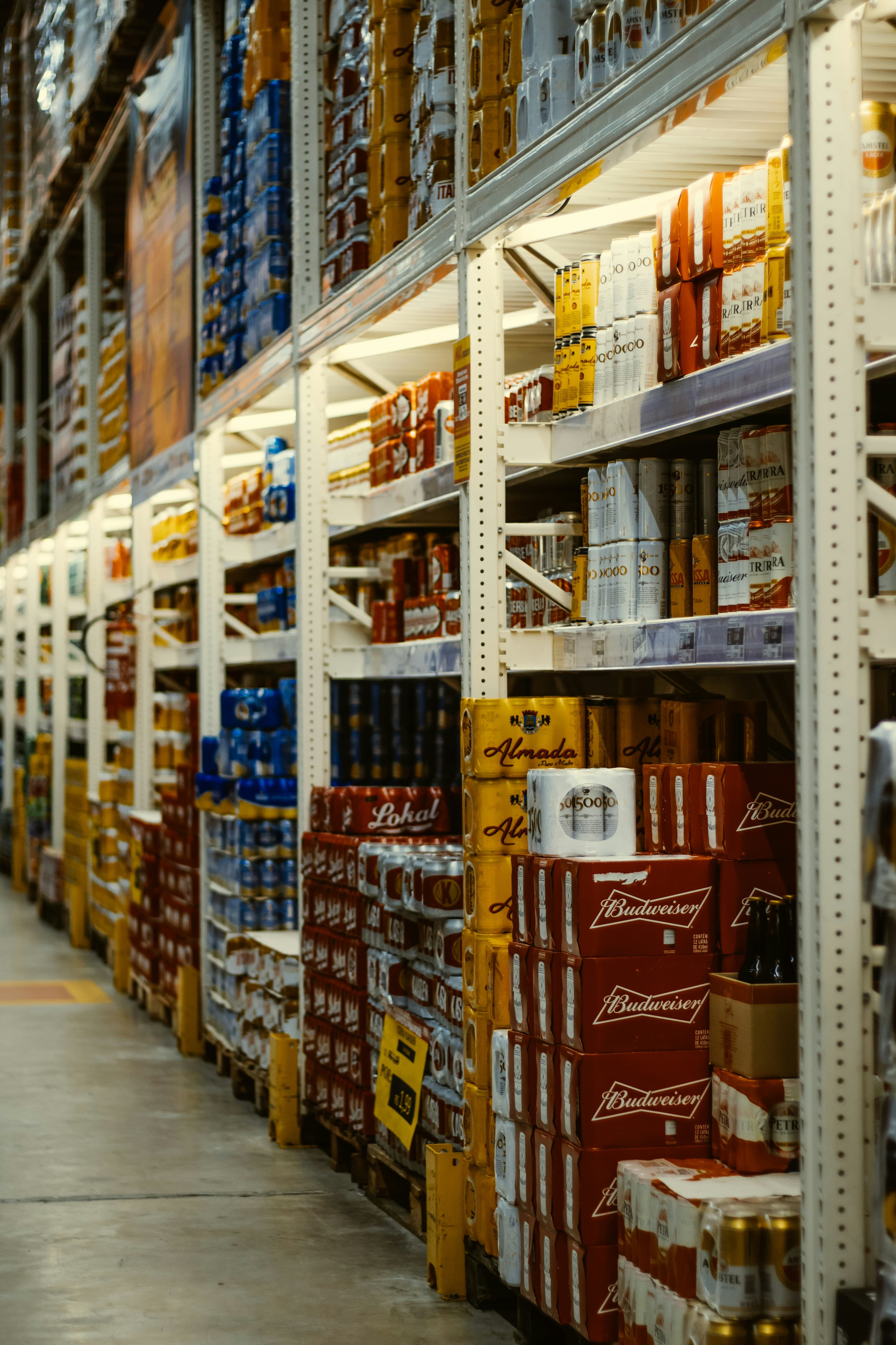 Stocked warehouse inventory ready for trade